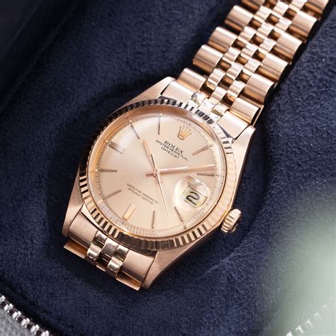 rolex rose gold 1601